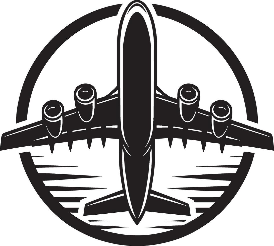 Airplane Silhouette with Cloud Trail on White Background vector