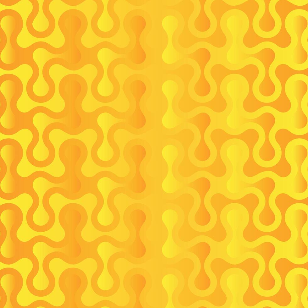 Pasta yellow abstract wavy lines. Macaroni flat background. Pasta curly pattern vector