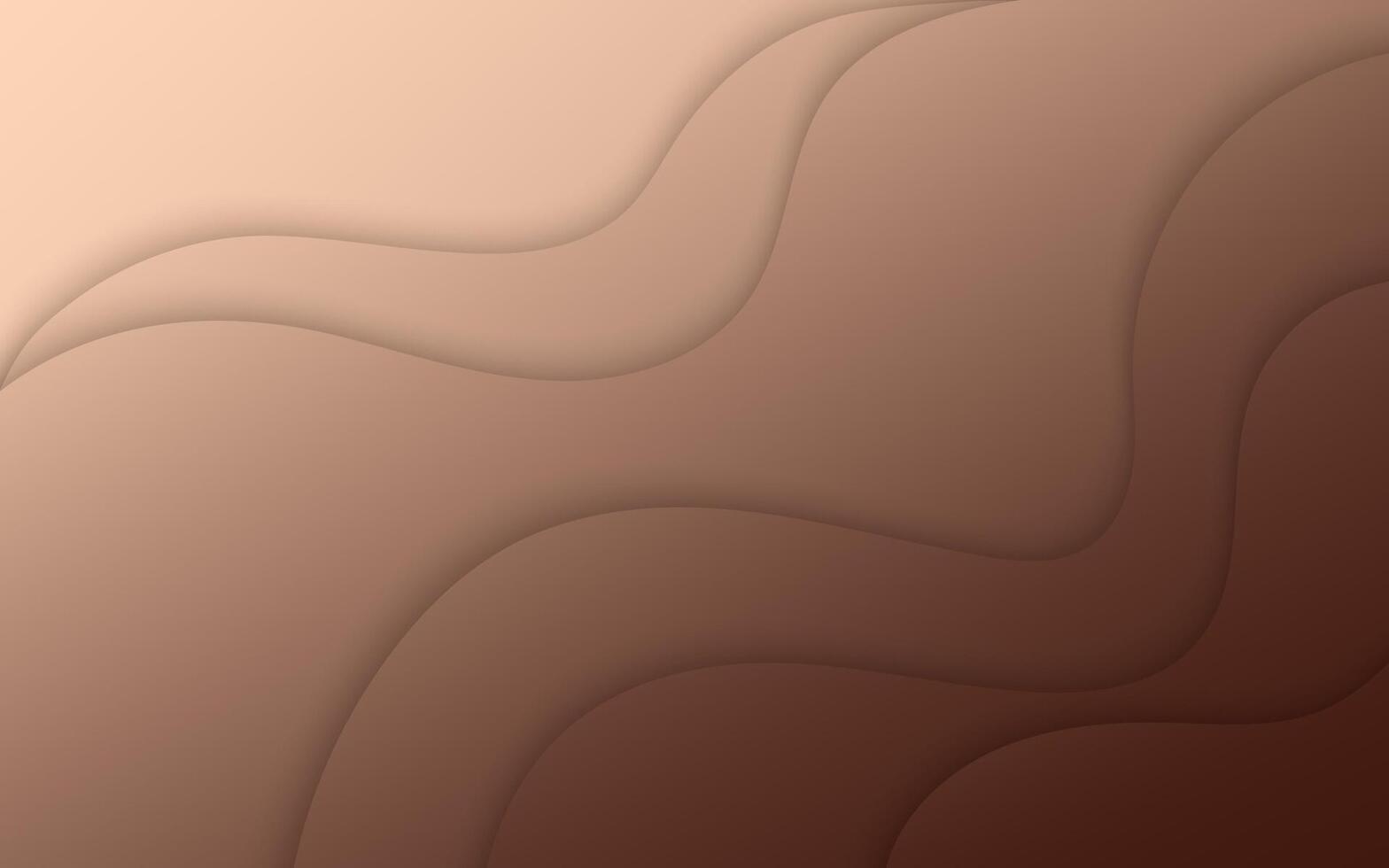 Brown to dark gradient backgrounds dynamic wavy light and shadow. liquid abstract background. modern elegant design background. illustration 10 eps. vector