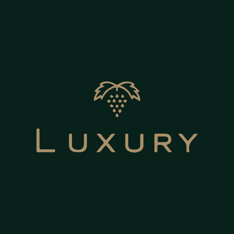 Luxury Logo with Minimalist Touch vector