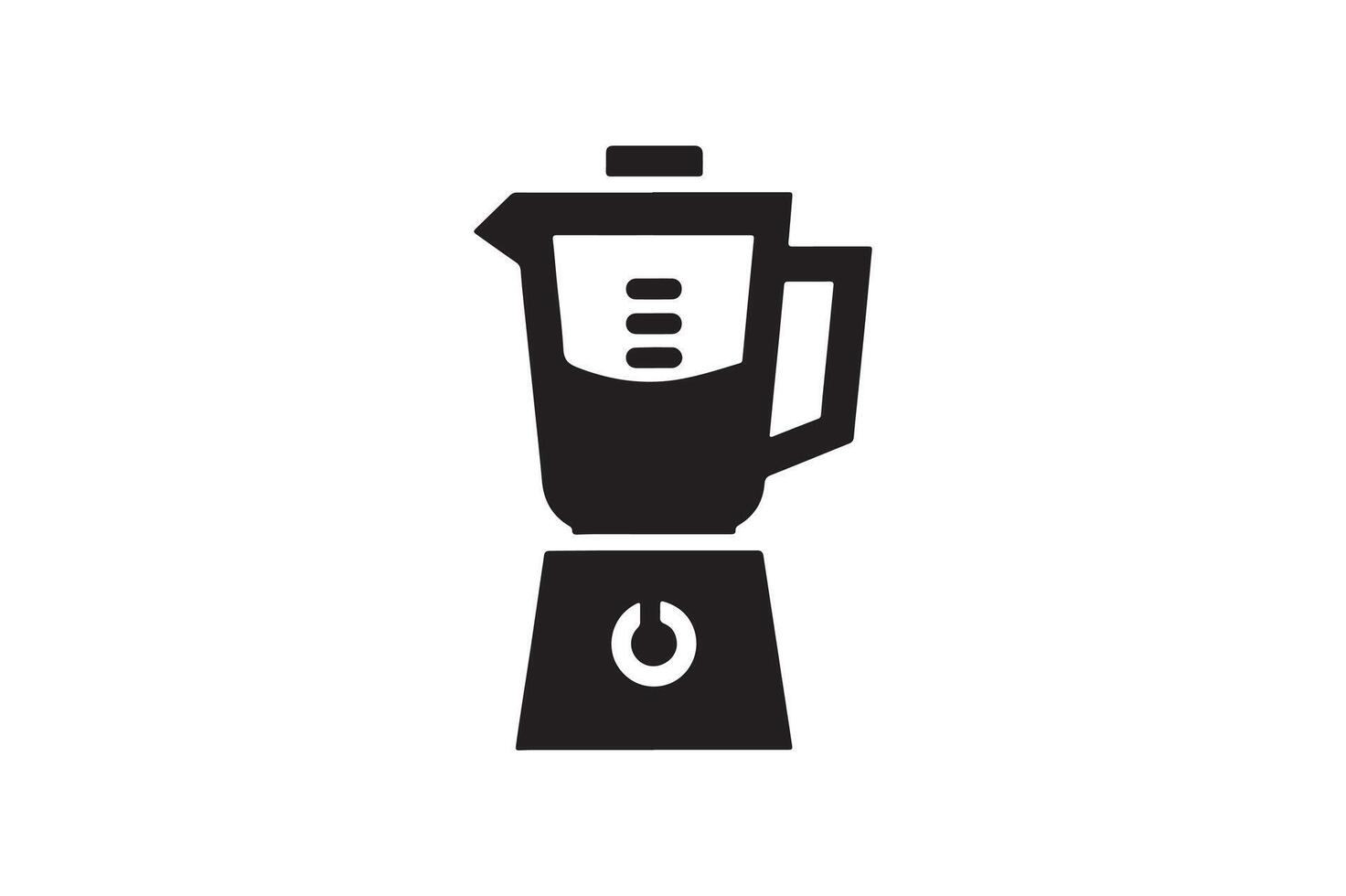 a black and white illustration of a blender vector