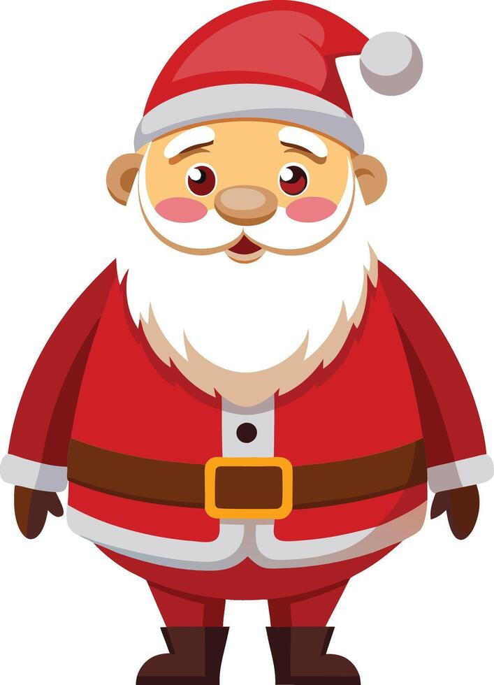 Heartwarming Santa Claus Illustration Available on EPS File vector