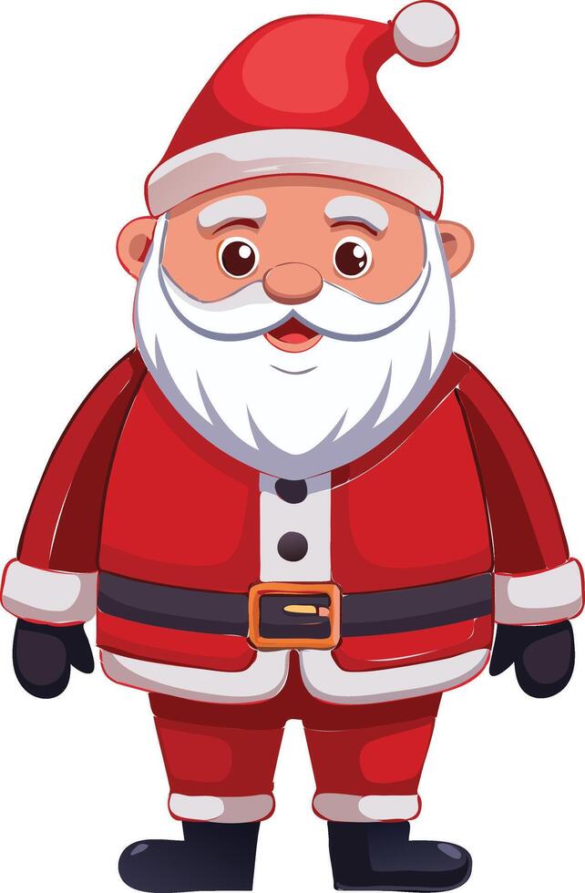 Jolly Santa Claus Design Available on EPS File vector
