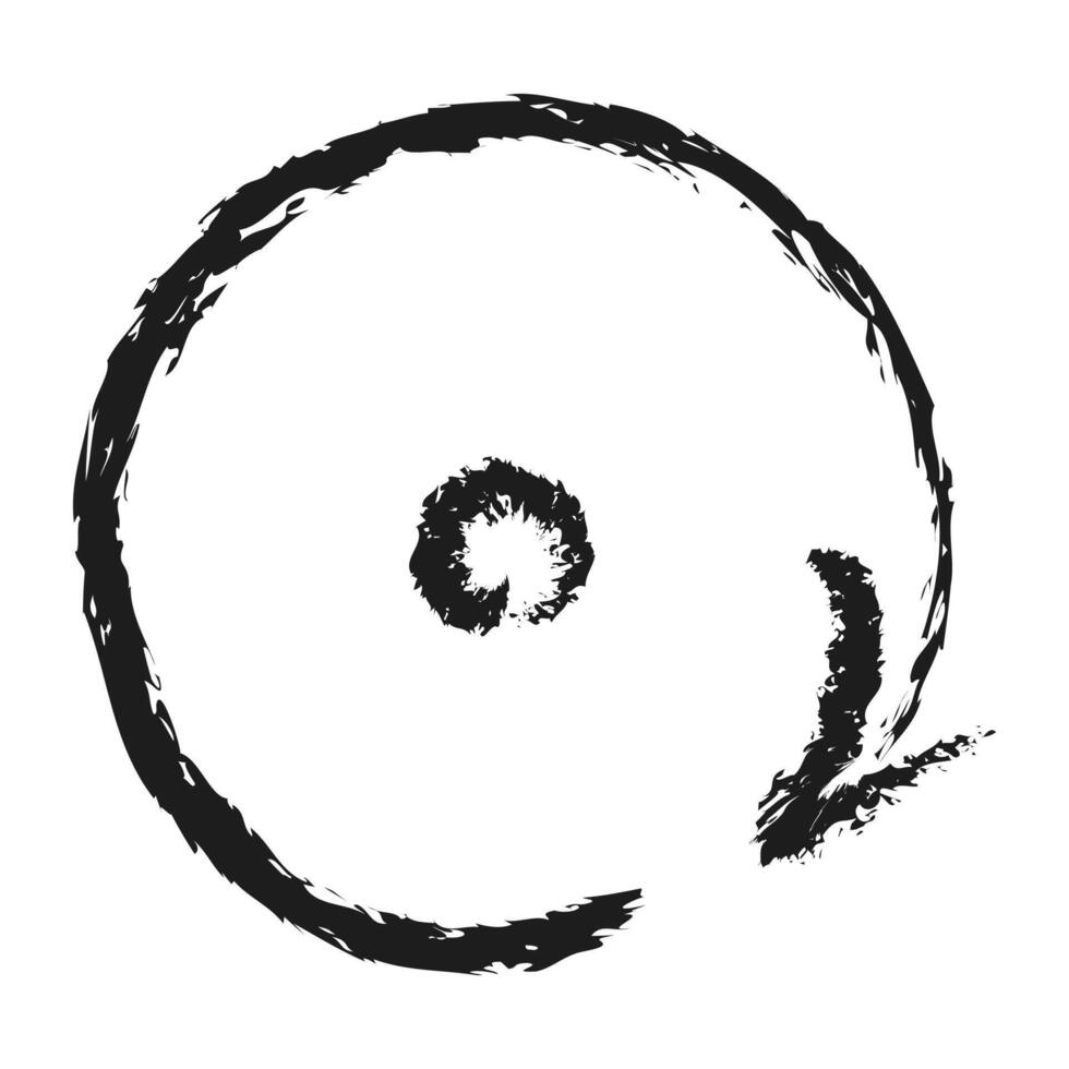 29.Dot and rounded arrow vector