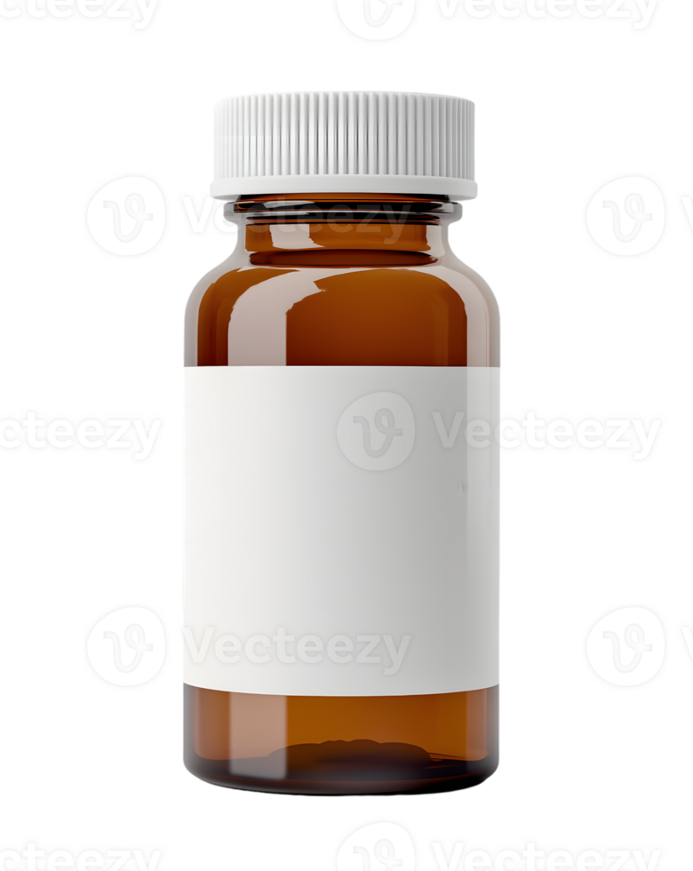 vitamin bottle isolated on transparent background png