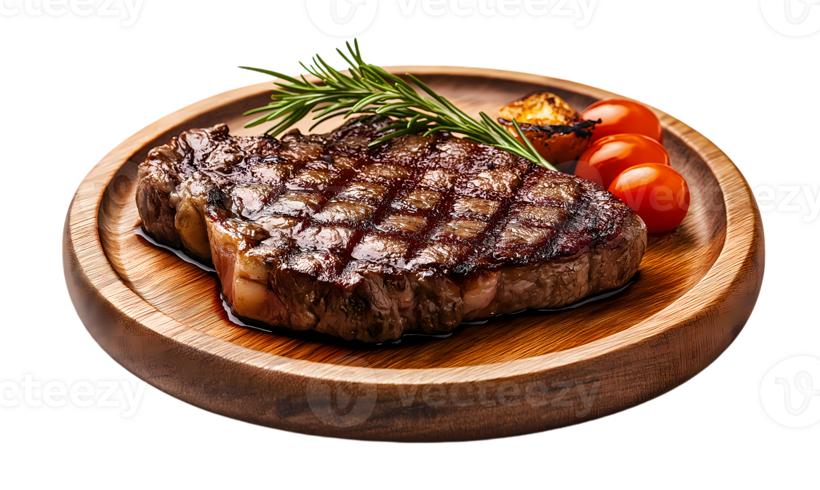 Delmonico steak isolated on transparent background png