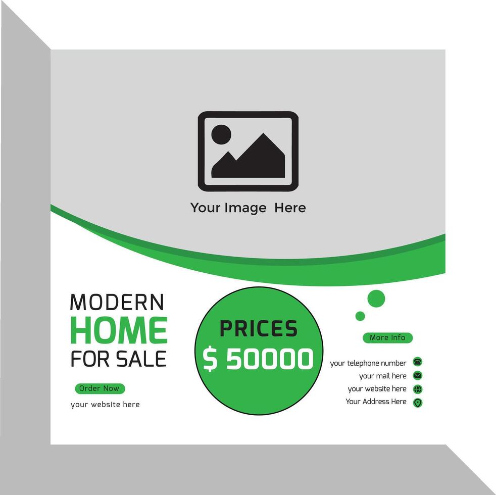 Home Sale Social media post Design vector
