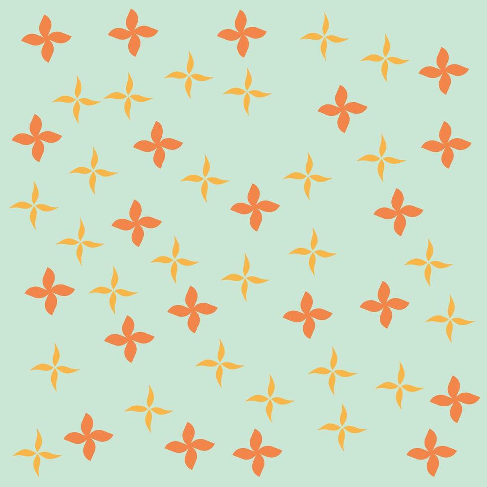 Leaf pattern repeat background vector