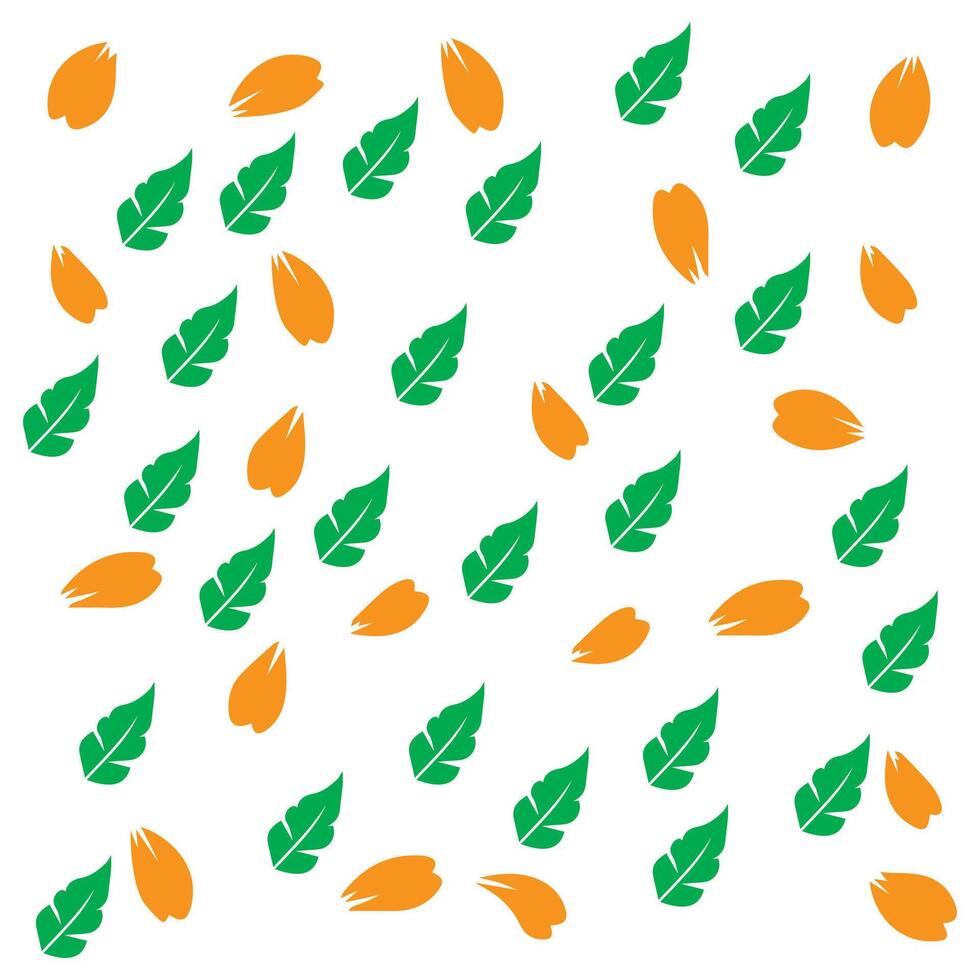 Leaf pattern design background vector