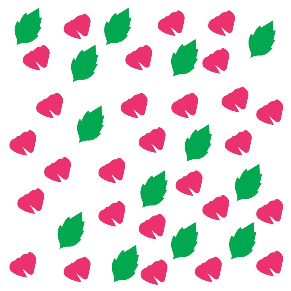 Leaf background repeat pattern vector