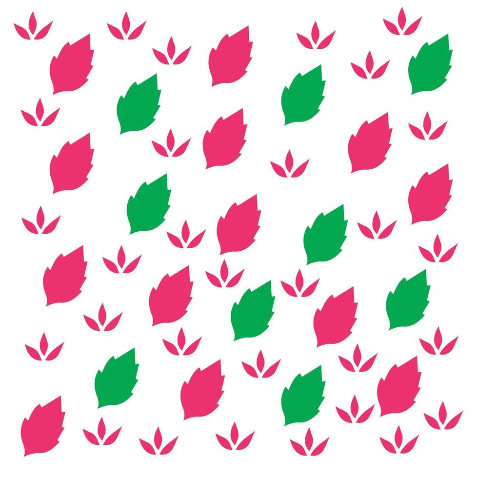 Repetitive floral pattern background vector
