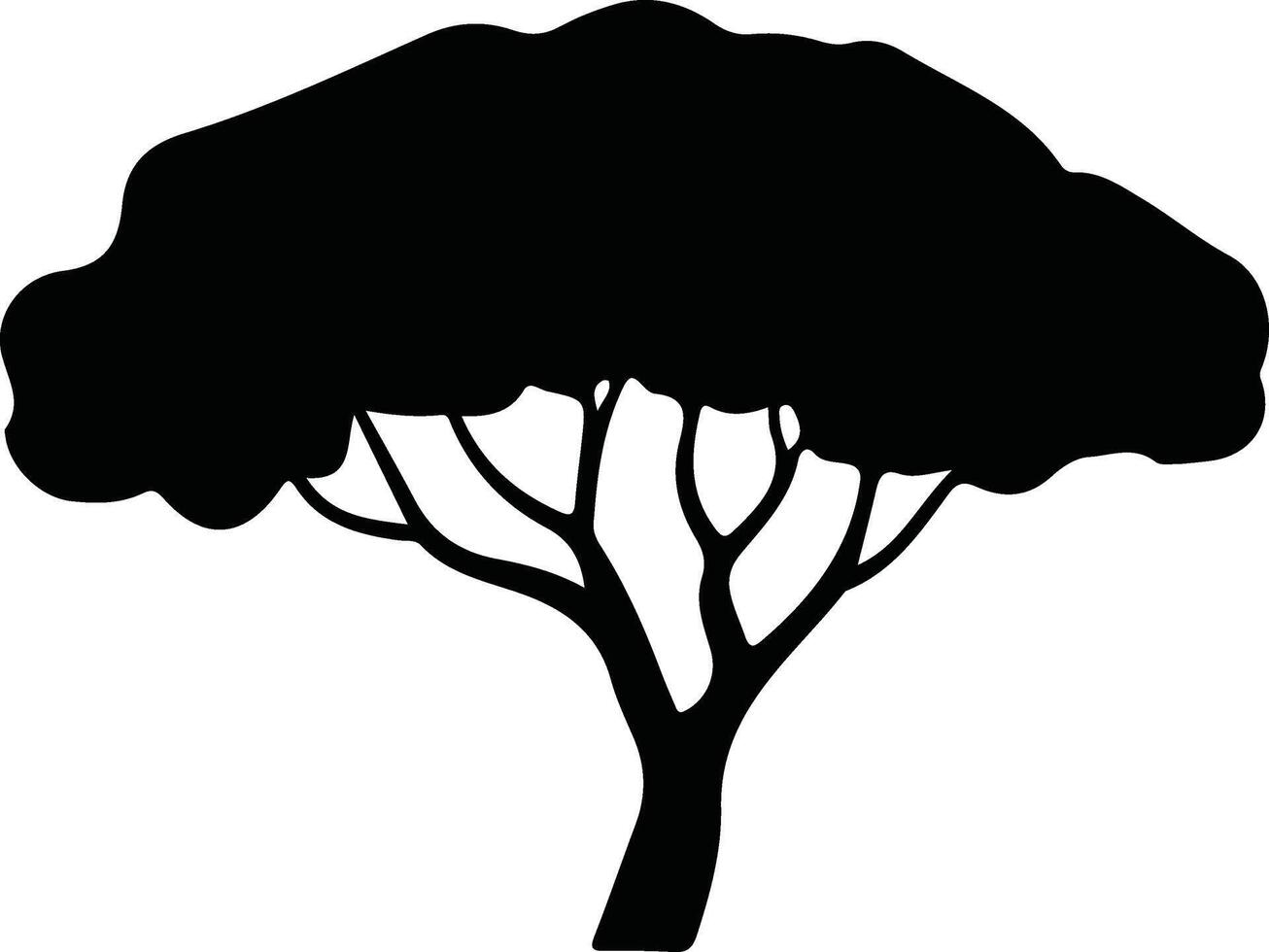 Free Tree Silhouette Graphic Design vector