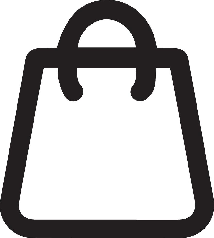 Graphic Design Illustration of Bag Icon vector