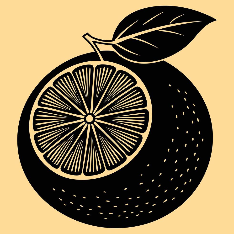 Grapefruit fruit silhouette illustrations, ideal for coloring, crafts, and educational materials. Simple fruit outlines for coloring and drawing practice. Great for kids and adults work or project. vector