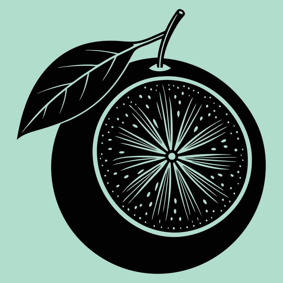 Lime fruit silhouette illustrations, ideal for coloring, crafts, and educational materials. Simple fruit outlines for coloring and drawing practice. Great for kids and adults work or project. vector