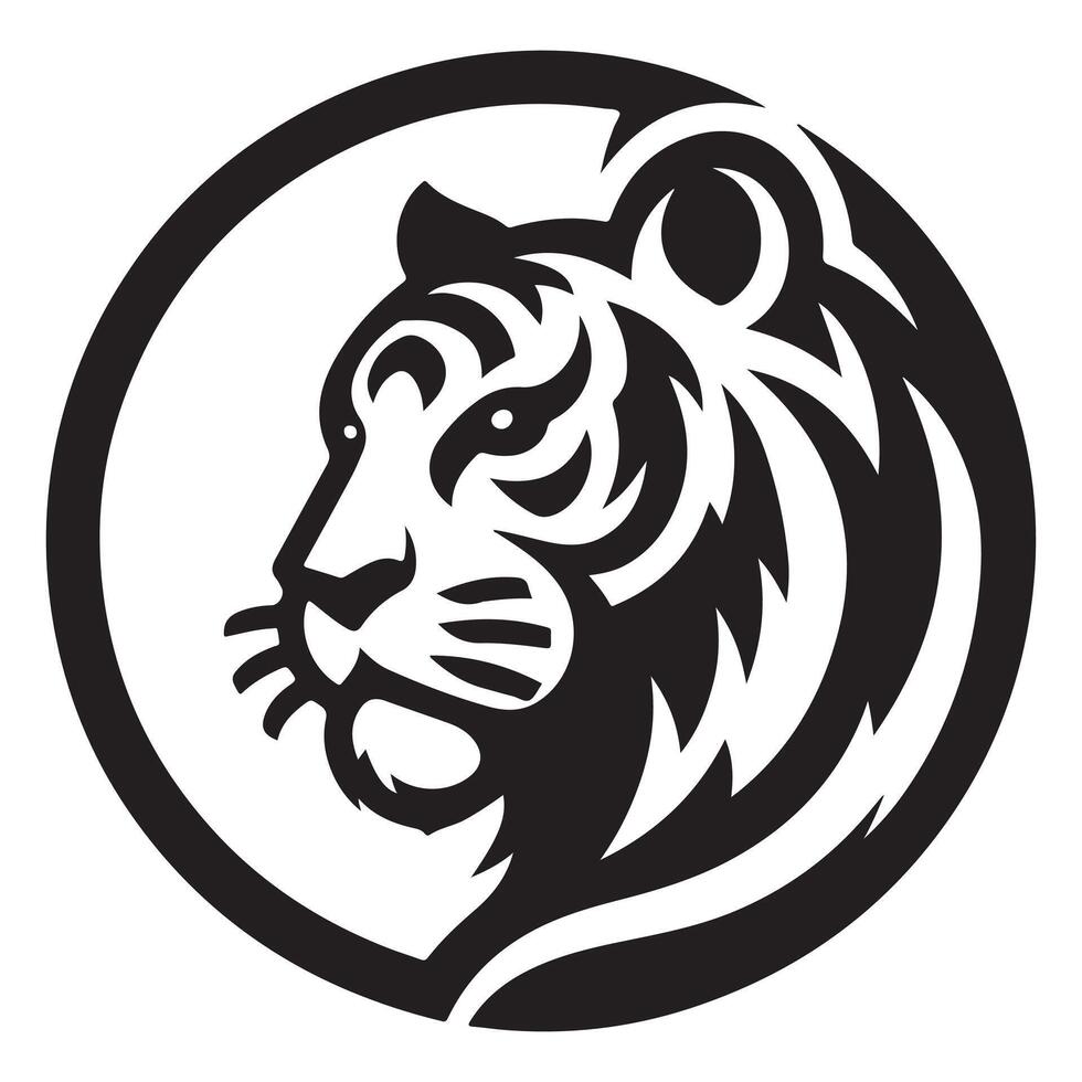 Perfect for T-shirt graphics, the Tiger High Quality Graphic Logo graphic design vector