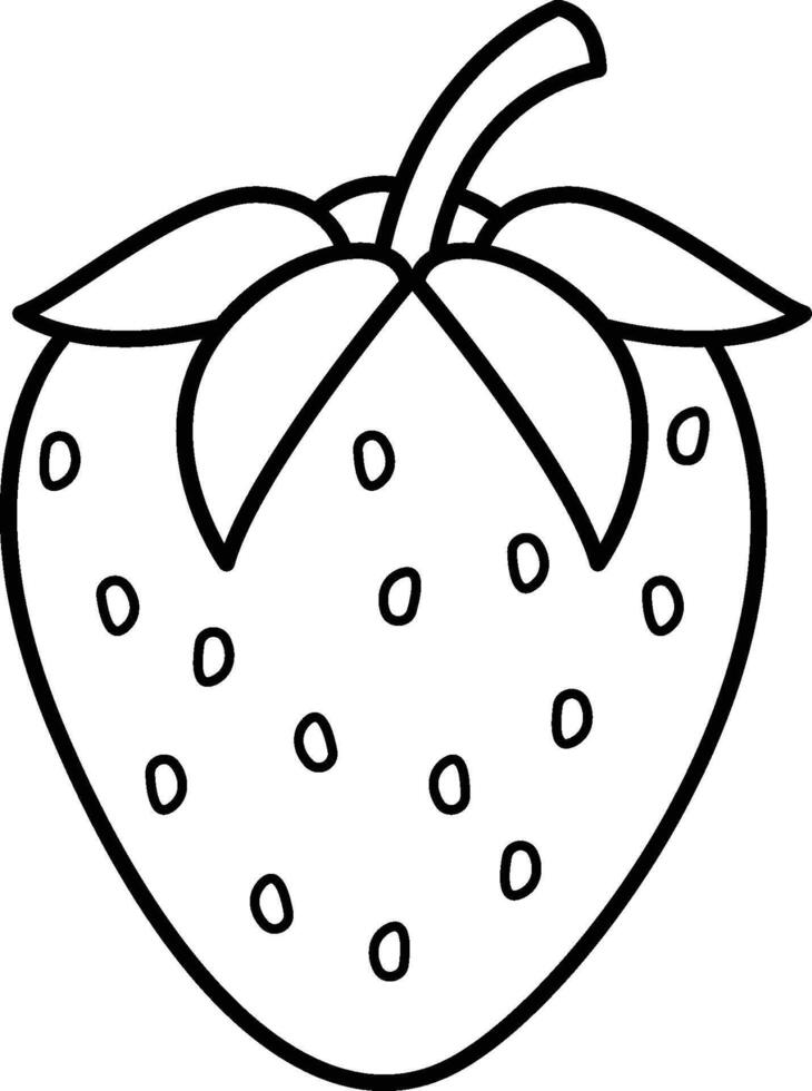 Strawberry Fruit Clipart vector