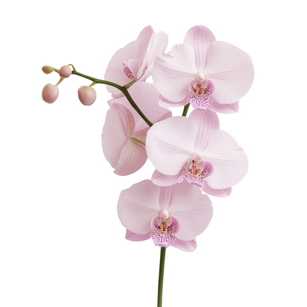 Elegant Pink Orchid Blossoms. png