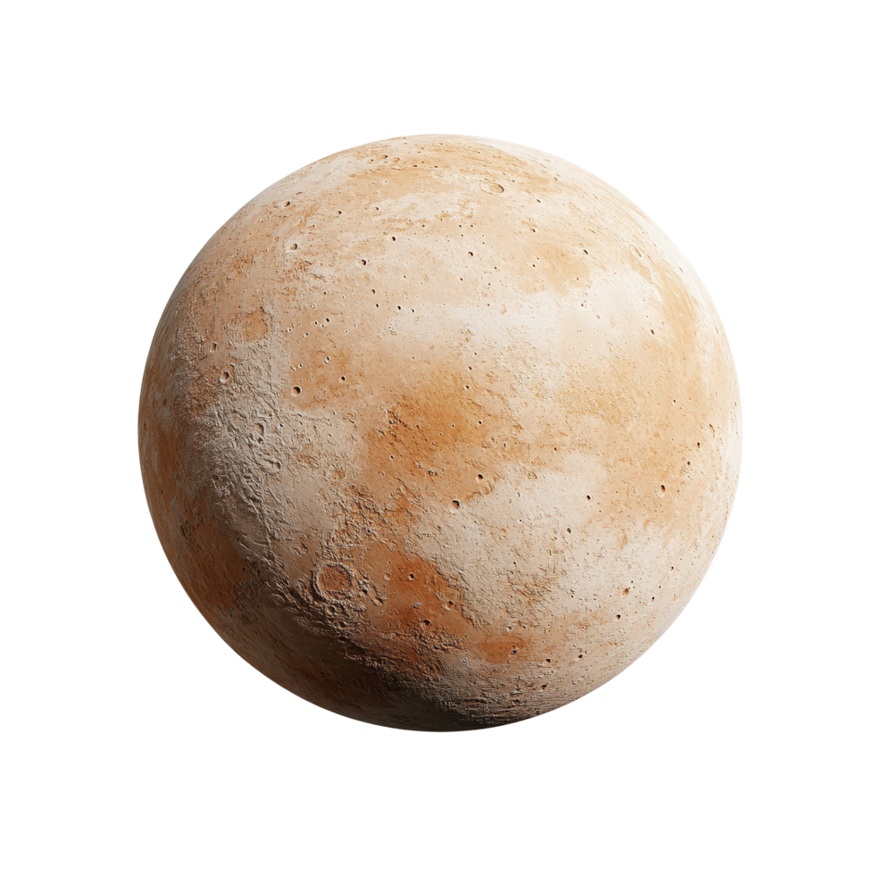 Close Up View of Mars Planet Surface Details png