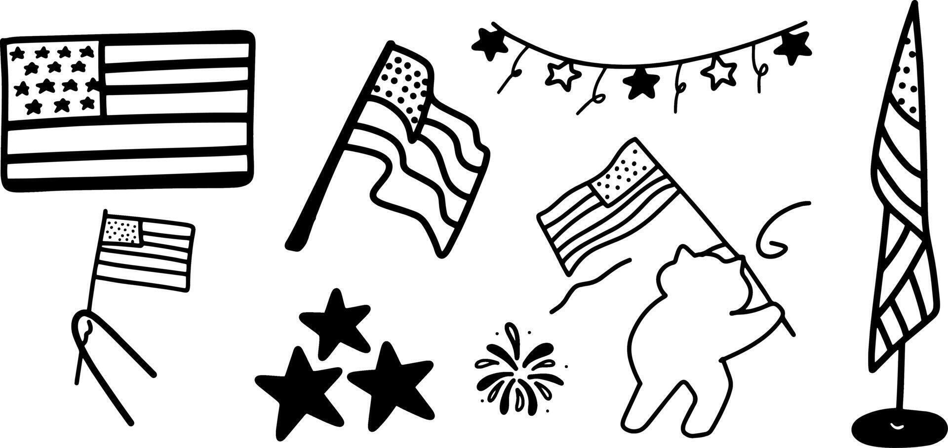 Minimal Veterans Day Illustrations for Military Art vector