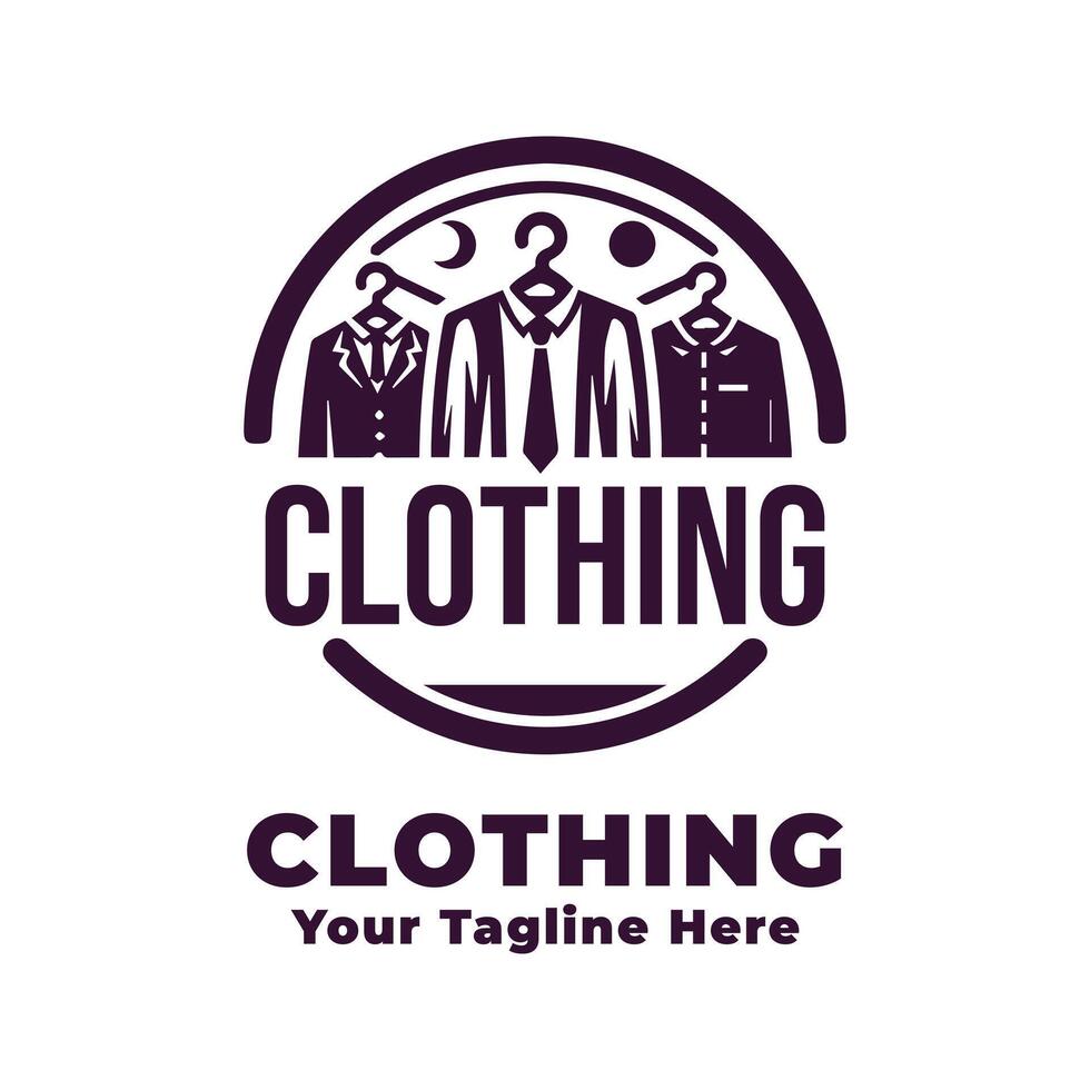 Simple Clothing Logo Design vector
