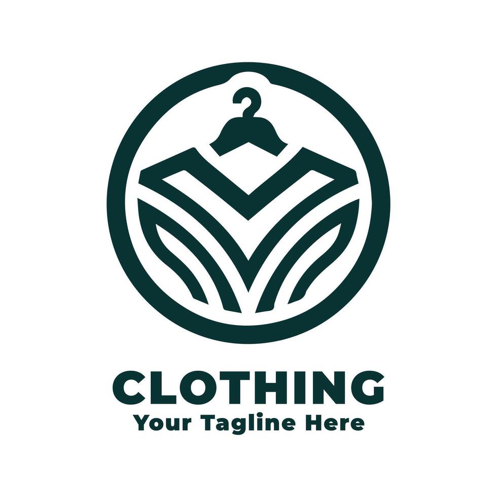 Design Simple Clothing Logo Illustration vector