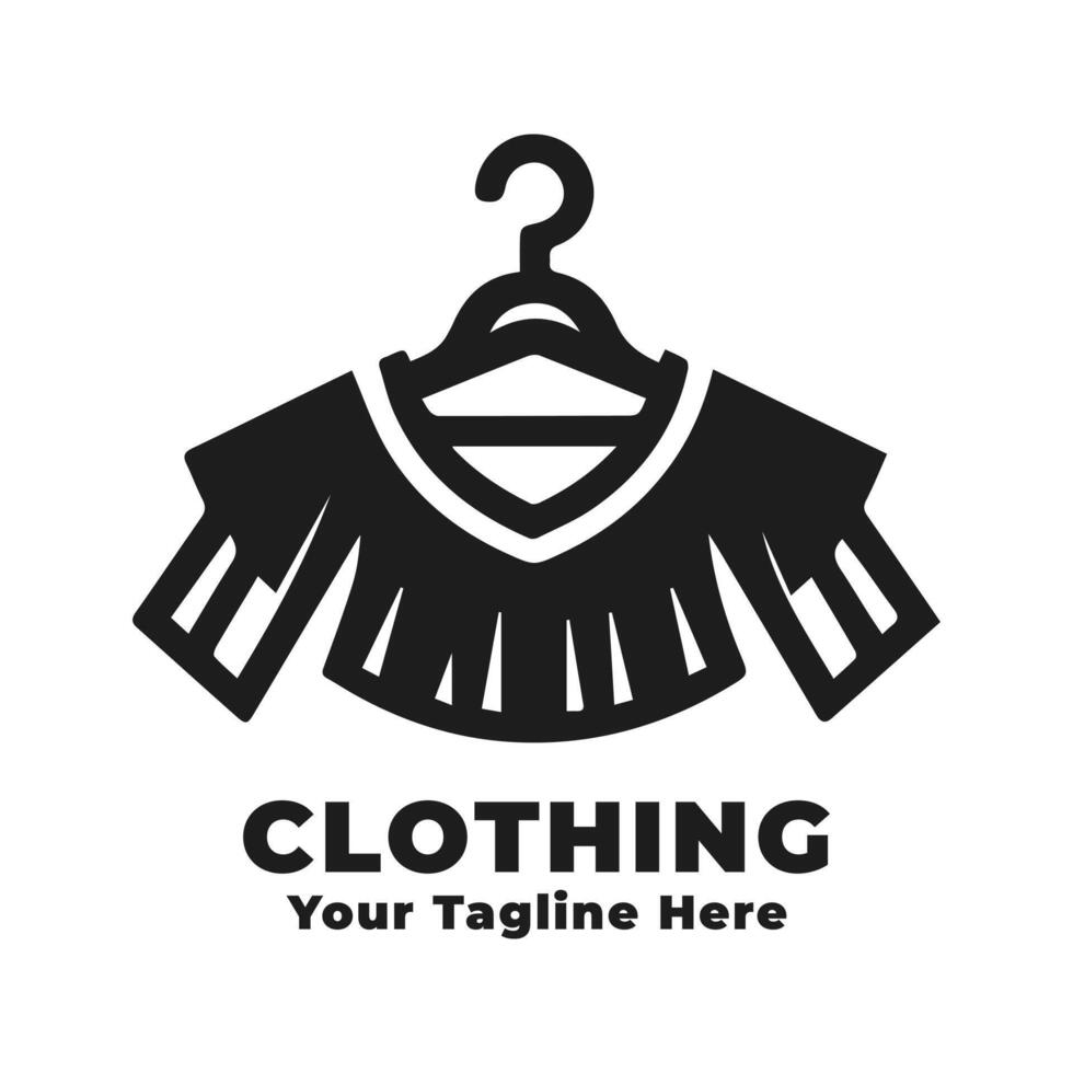 Clothing Simple Logo Design vector