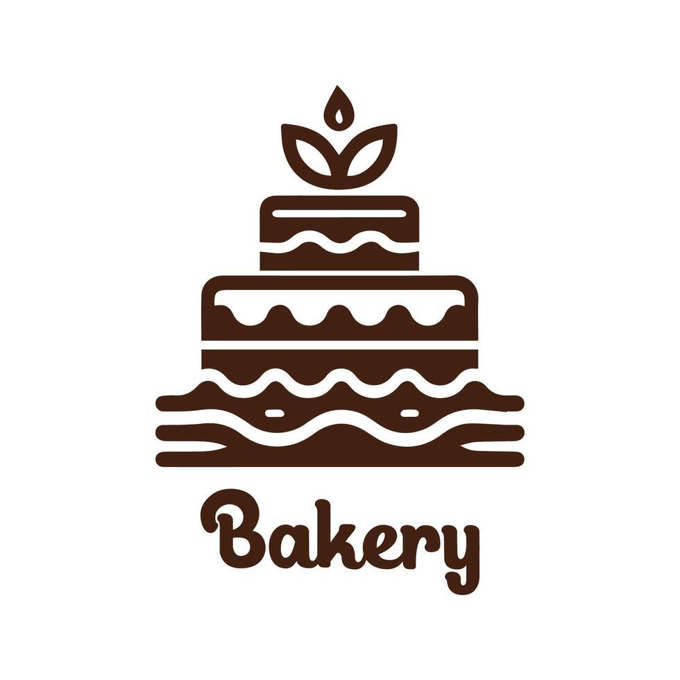 Logo Simple Bakery Illustration vector