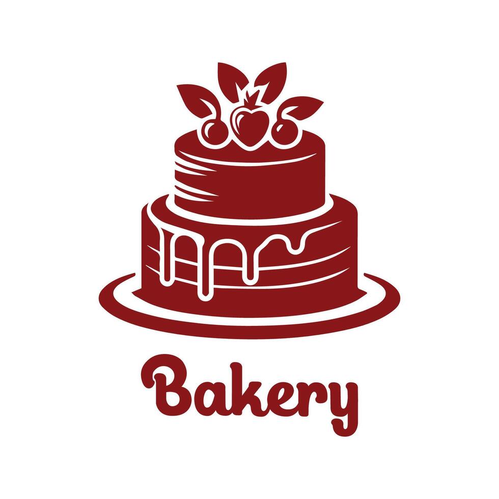 Simple Logo Bakery Design vector