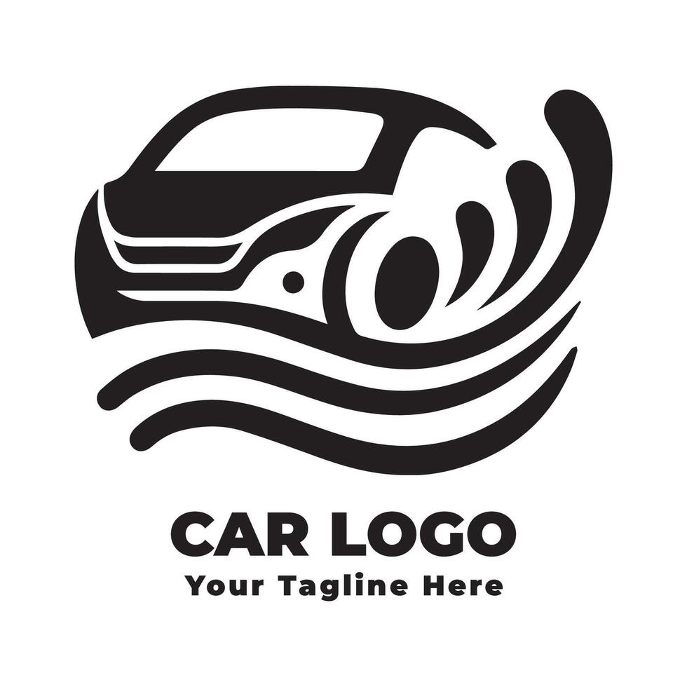 Car Simple Logo Illustration Design vector