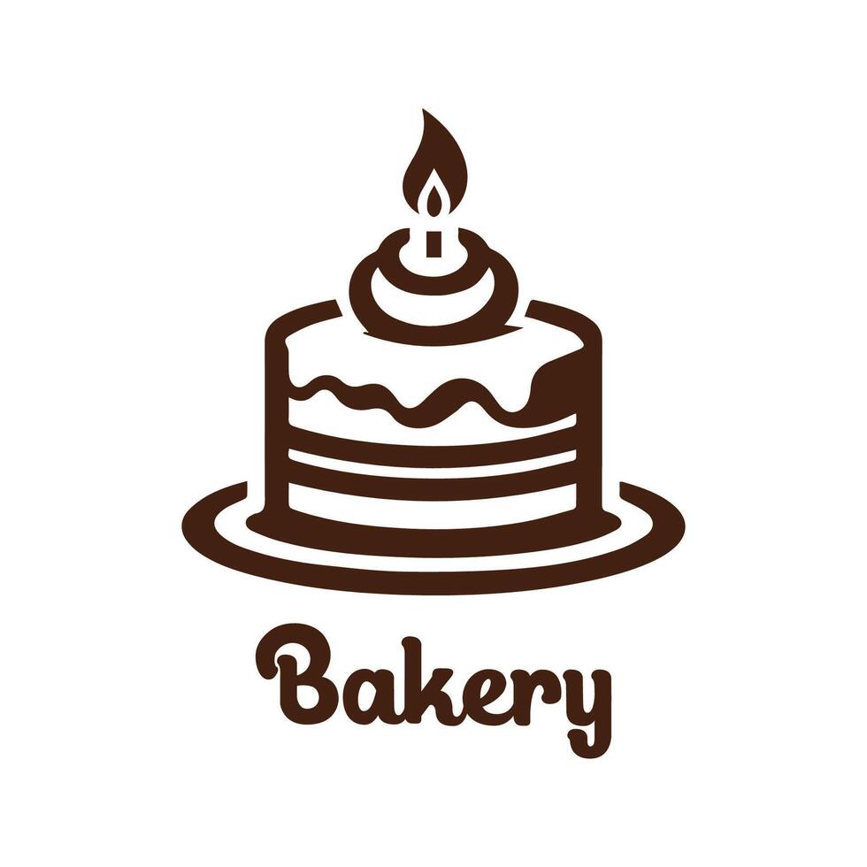 Logo Simple Bakery Design vector