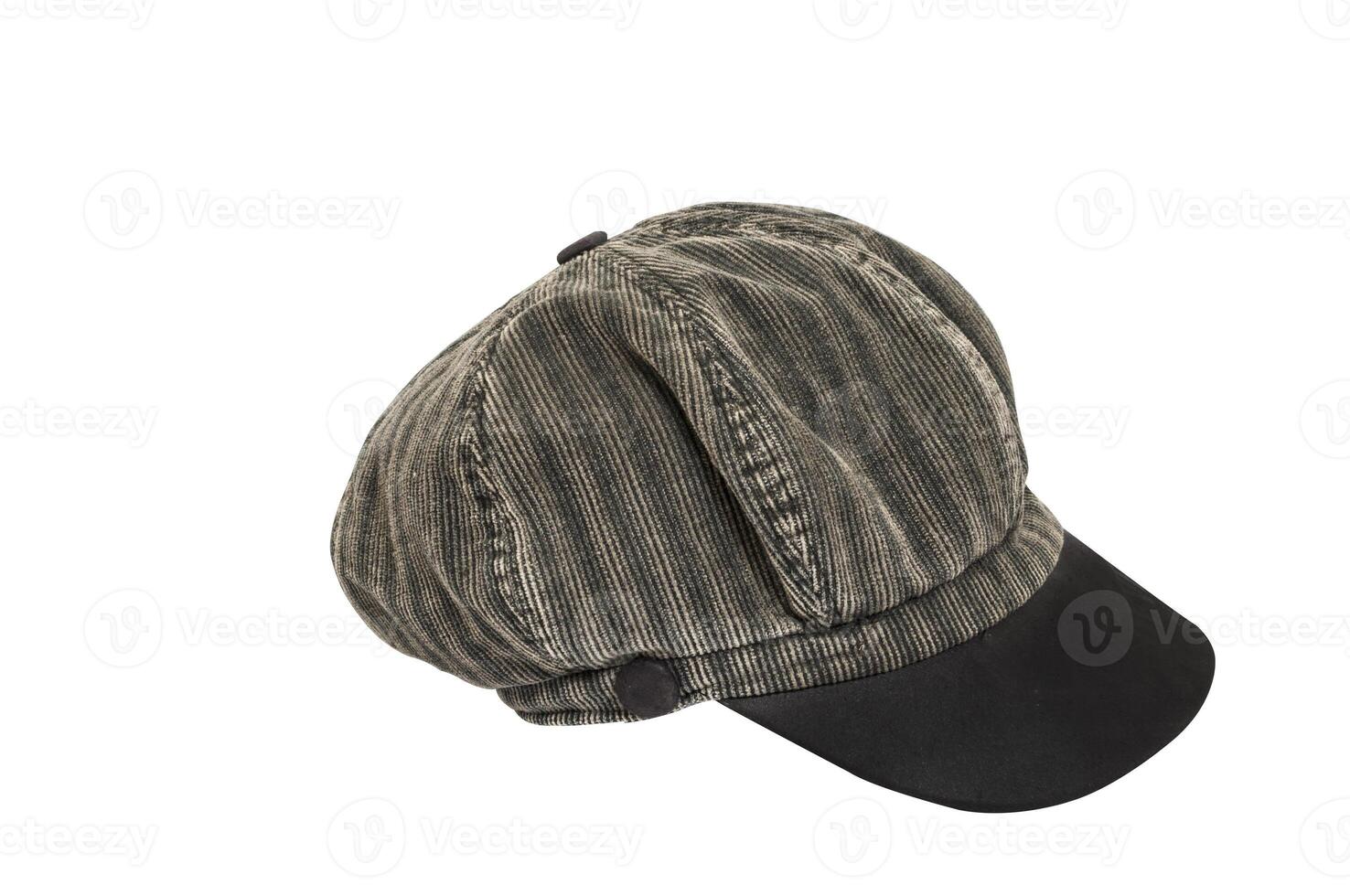 Cap isolate background with studio photo