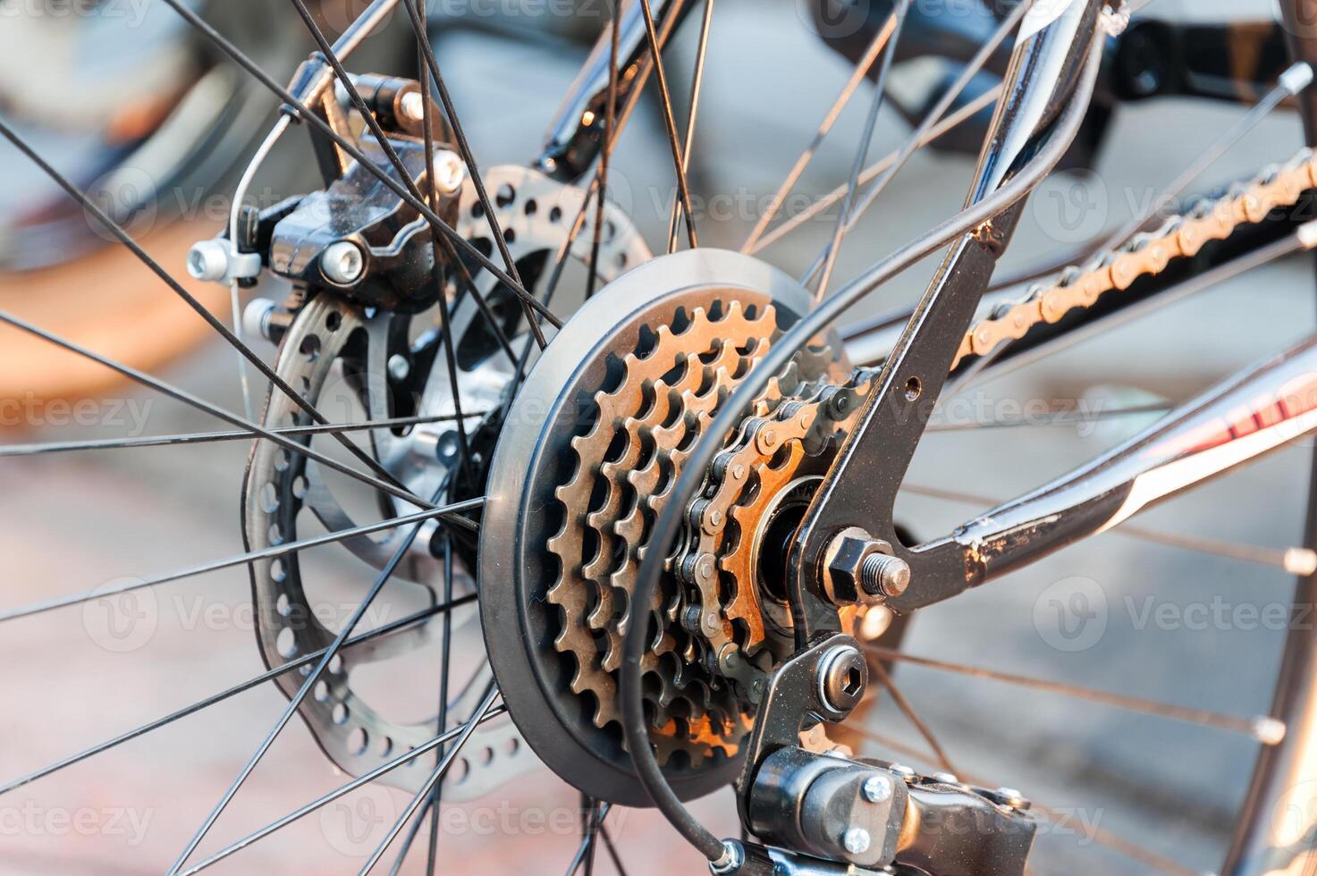 Gear Bicycle in soft light photo