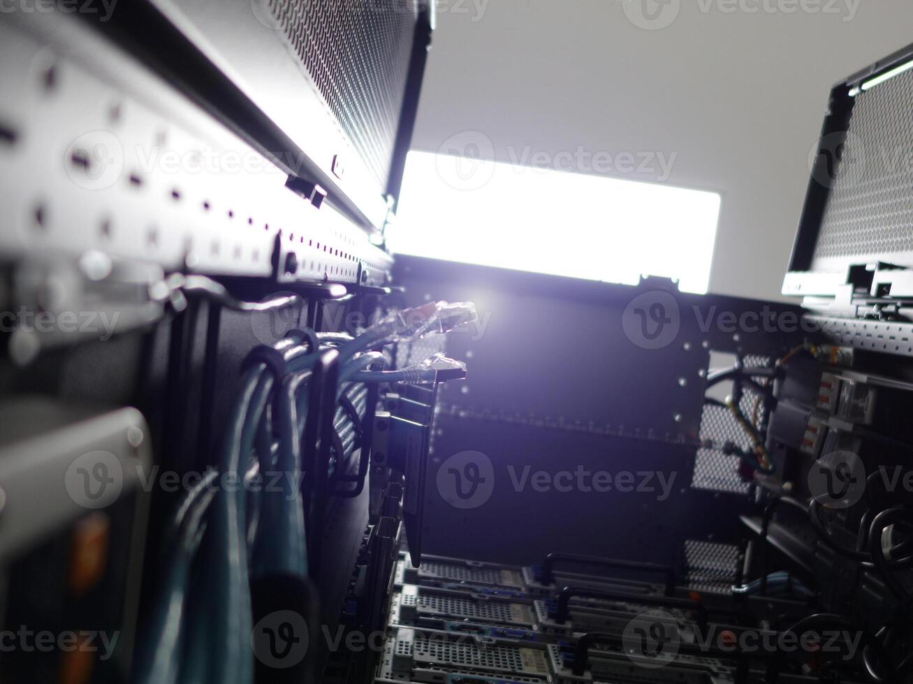 A computer monitor with a computer in it photo