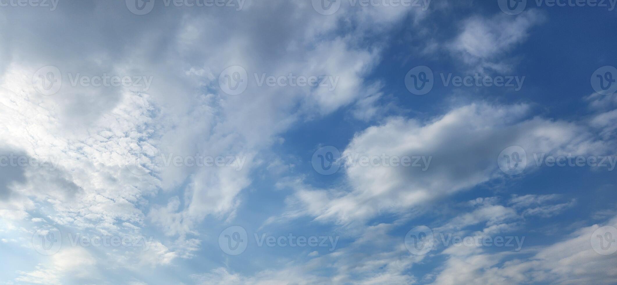 Blue Sky with Clouds at Dawn photo