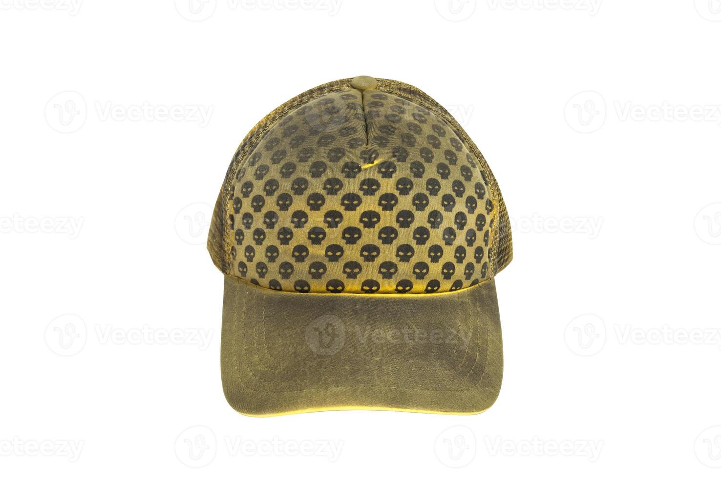 Cap isolate background with studio photo