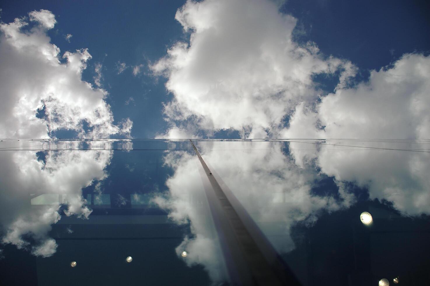 Architecture and clouds photo