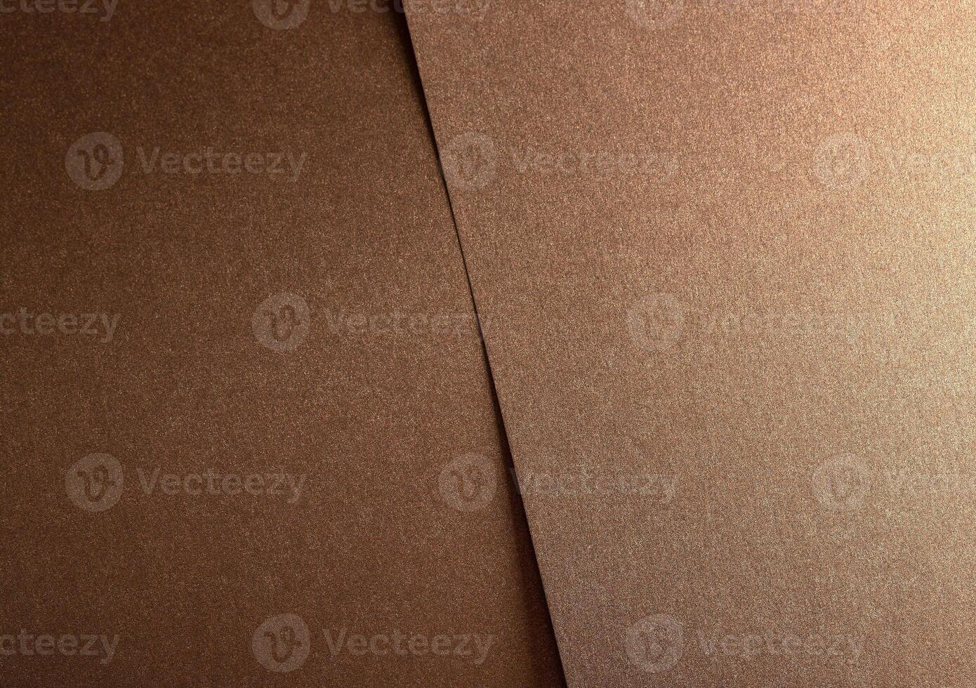 Glossy designer paper background with a bronze and copper gradient, featuring a shimmering metallic photo