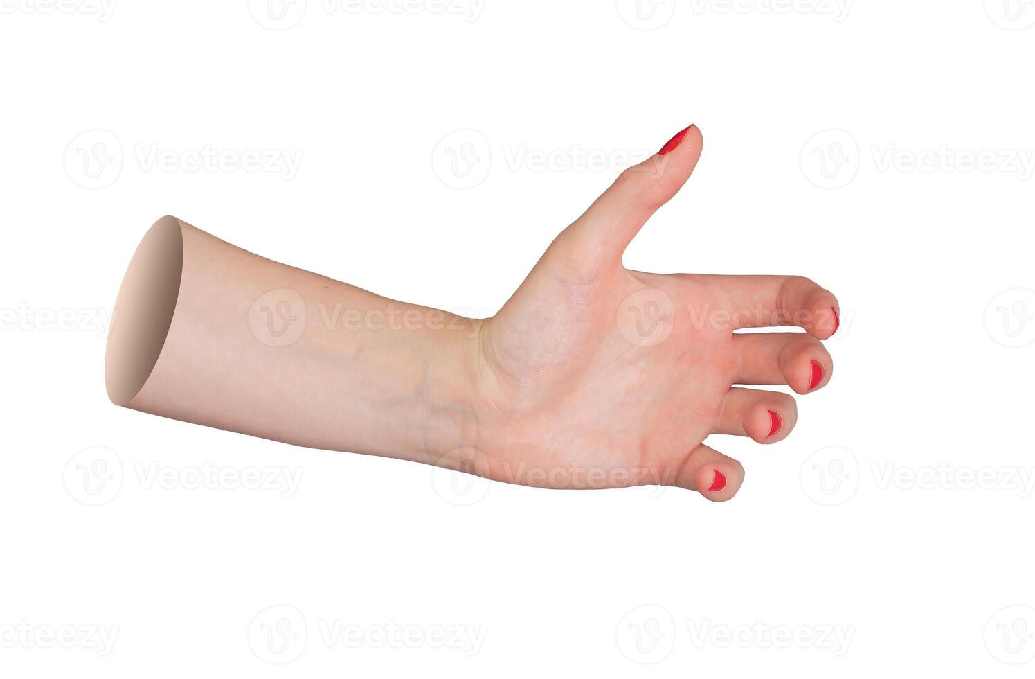 Hand gesture, palm, fingers reaching out to grab or hold something, showing perspective, grip. photo