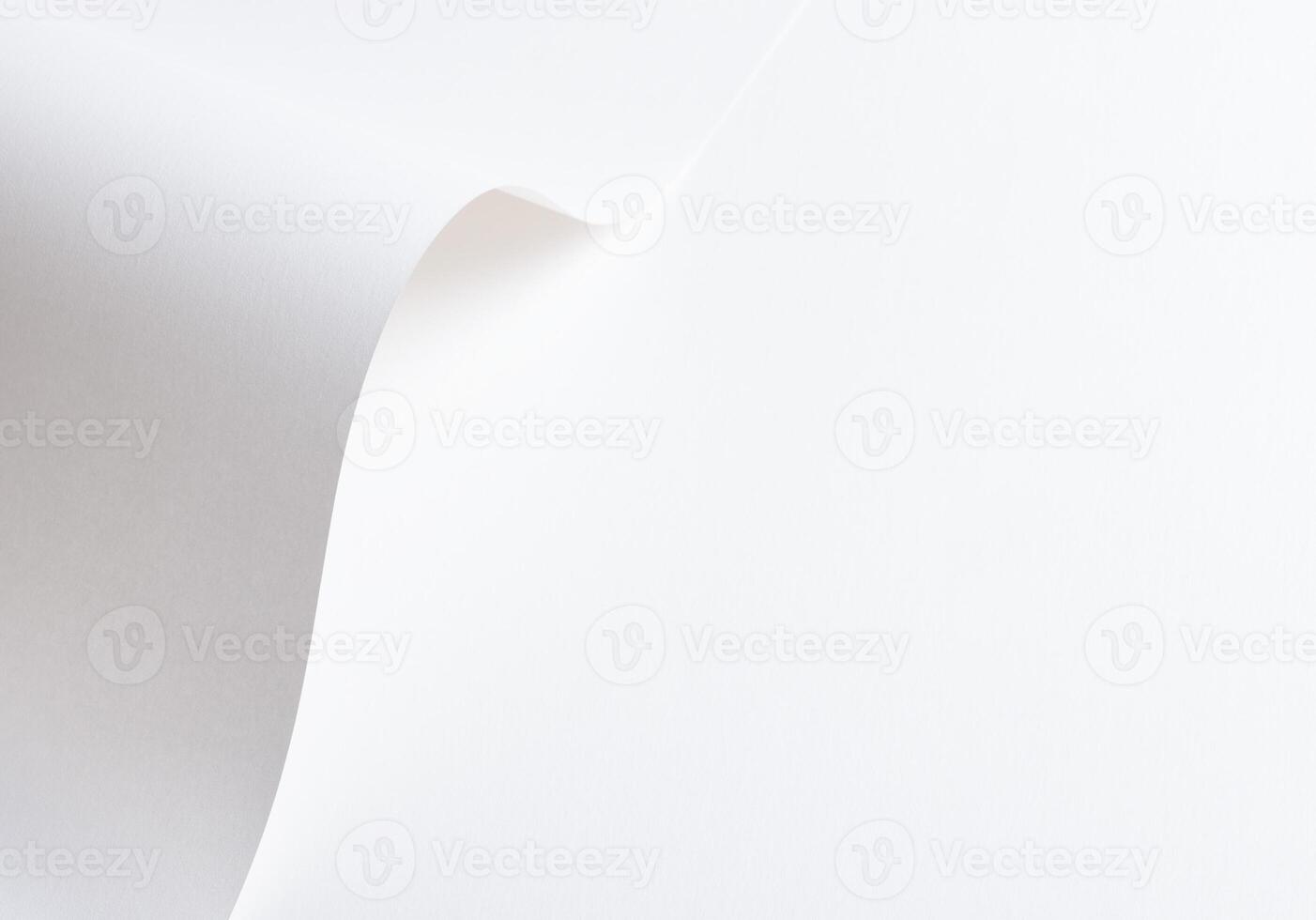 Paper texture background. Premium designer sheet with clean, elegant layers and smooth white surface photo