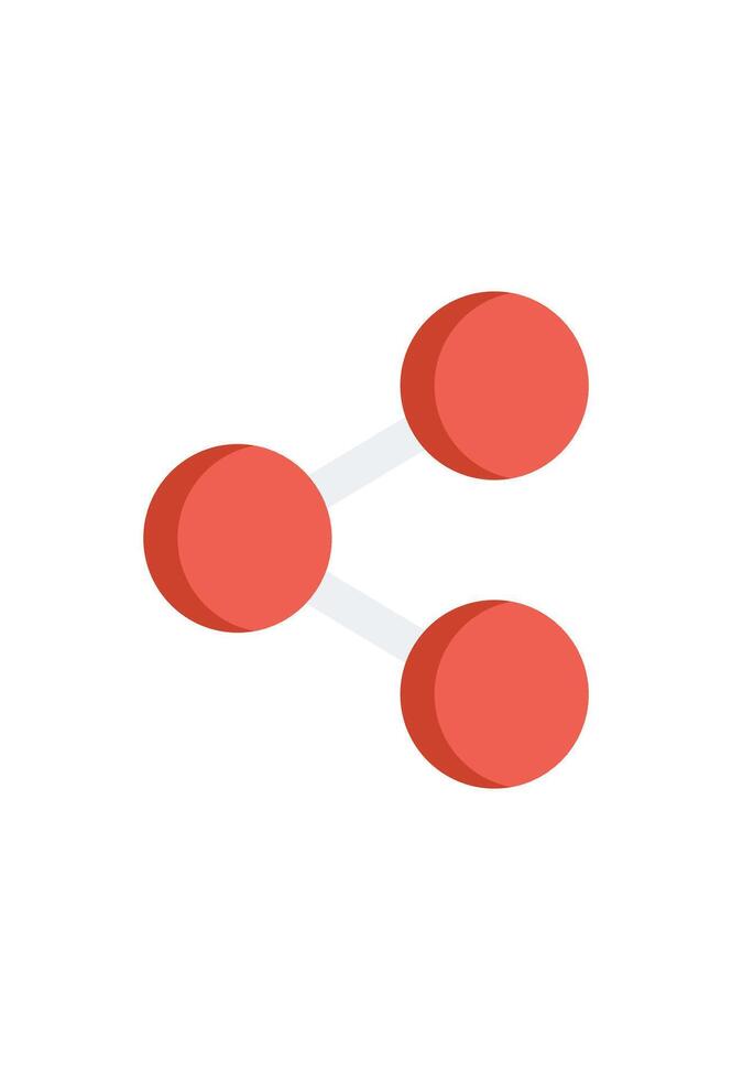 simple share icon for documents vector