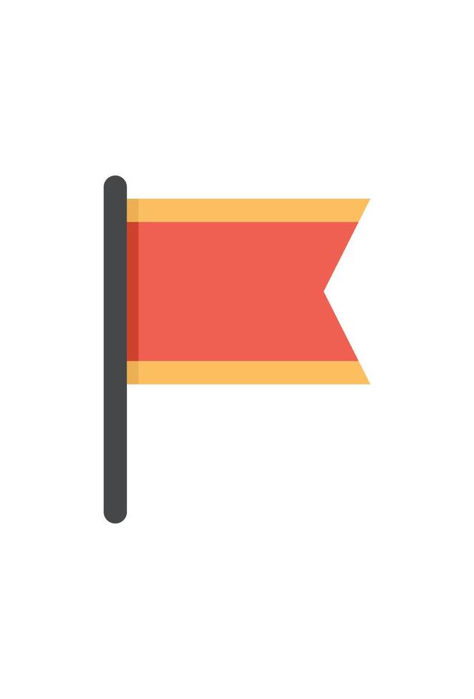 orange flag for wind speed vector