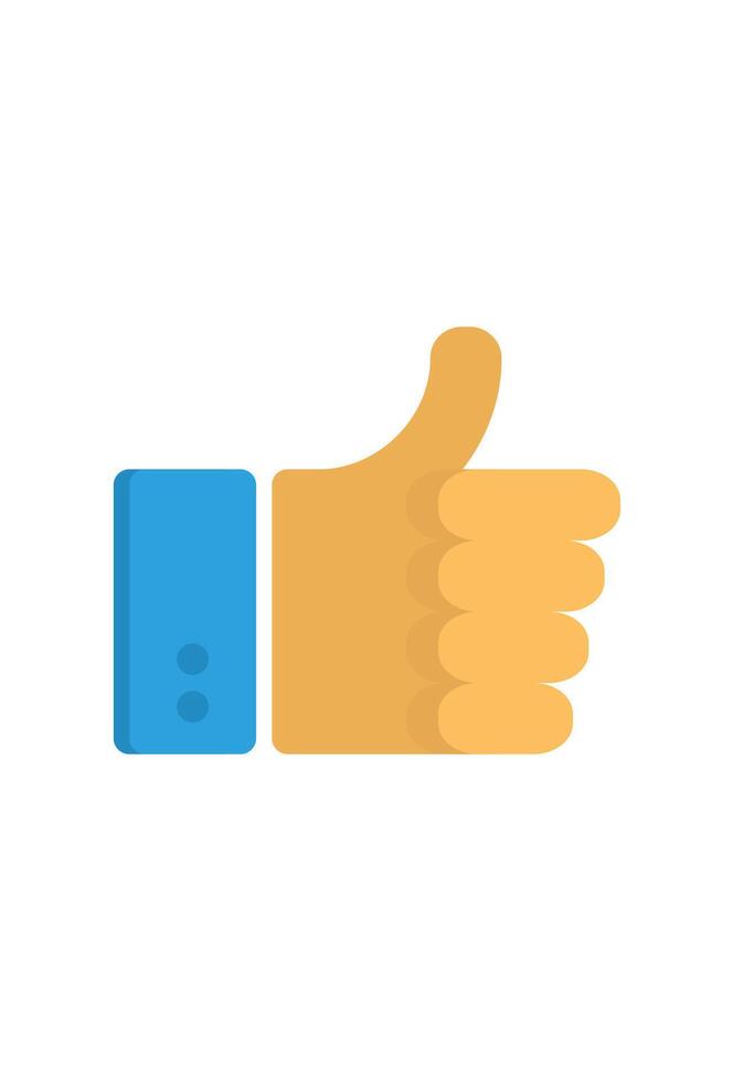 thumbs up illustration for design vector