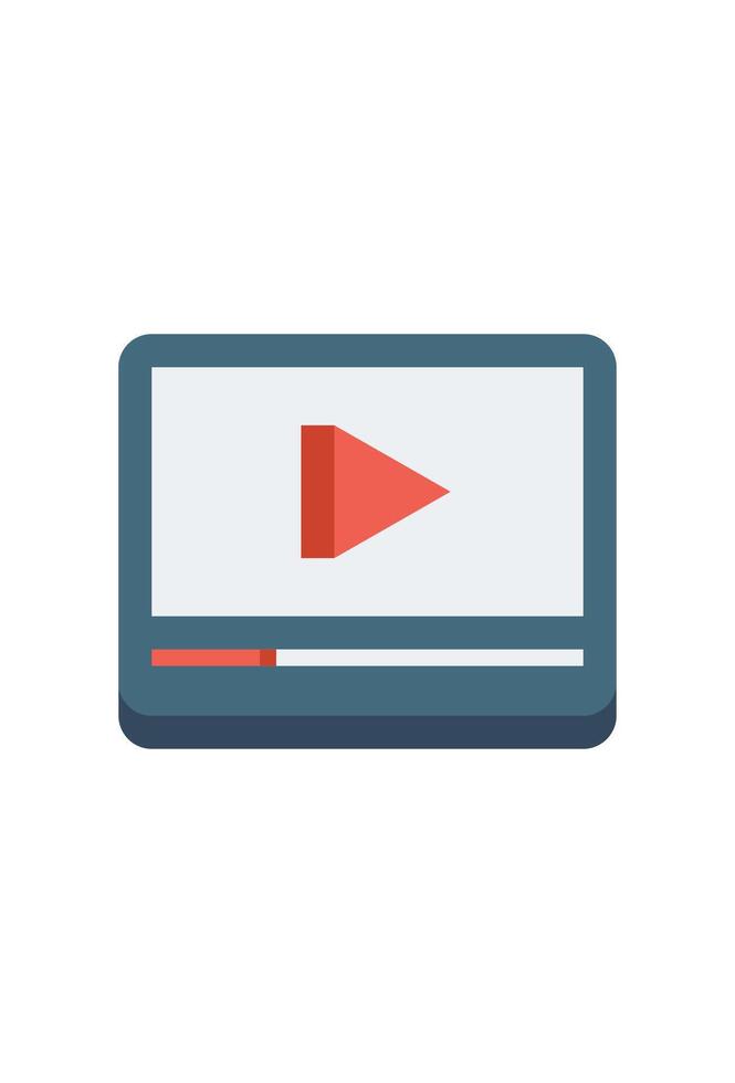 media player illustration. clip icon for design vector