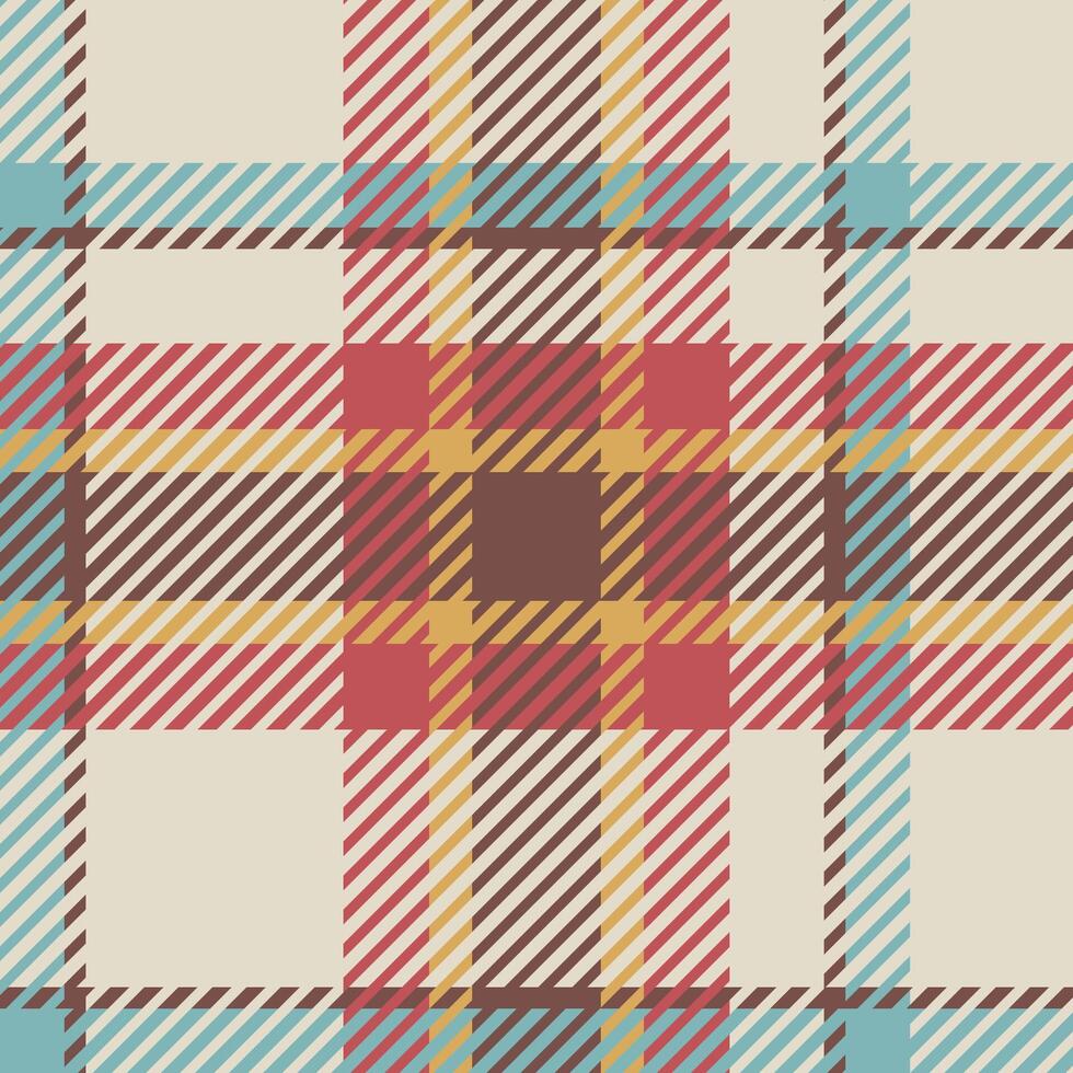 Retro plaid seamless pattern, vintage background for textile, wrapping paper, wallpaper, and digital designs vector
