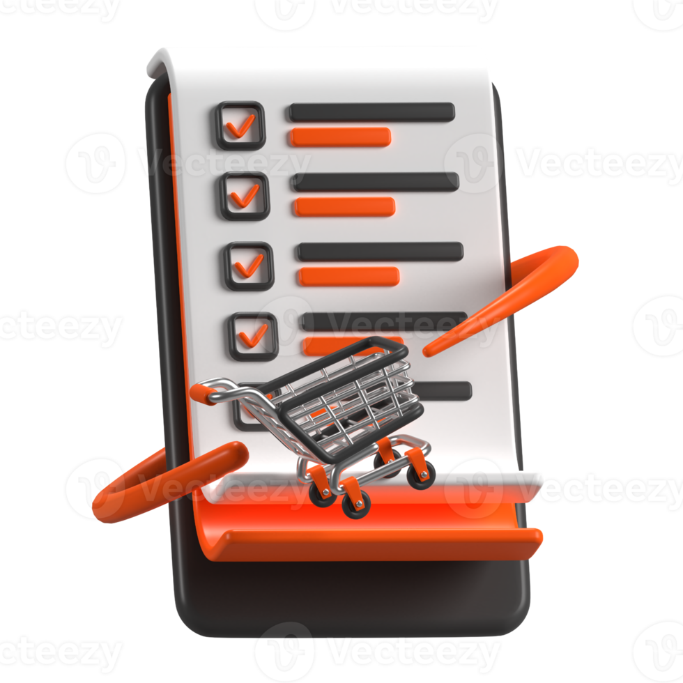 Wishlist In 3d Illustration png