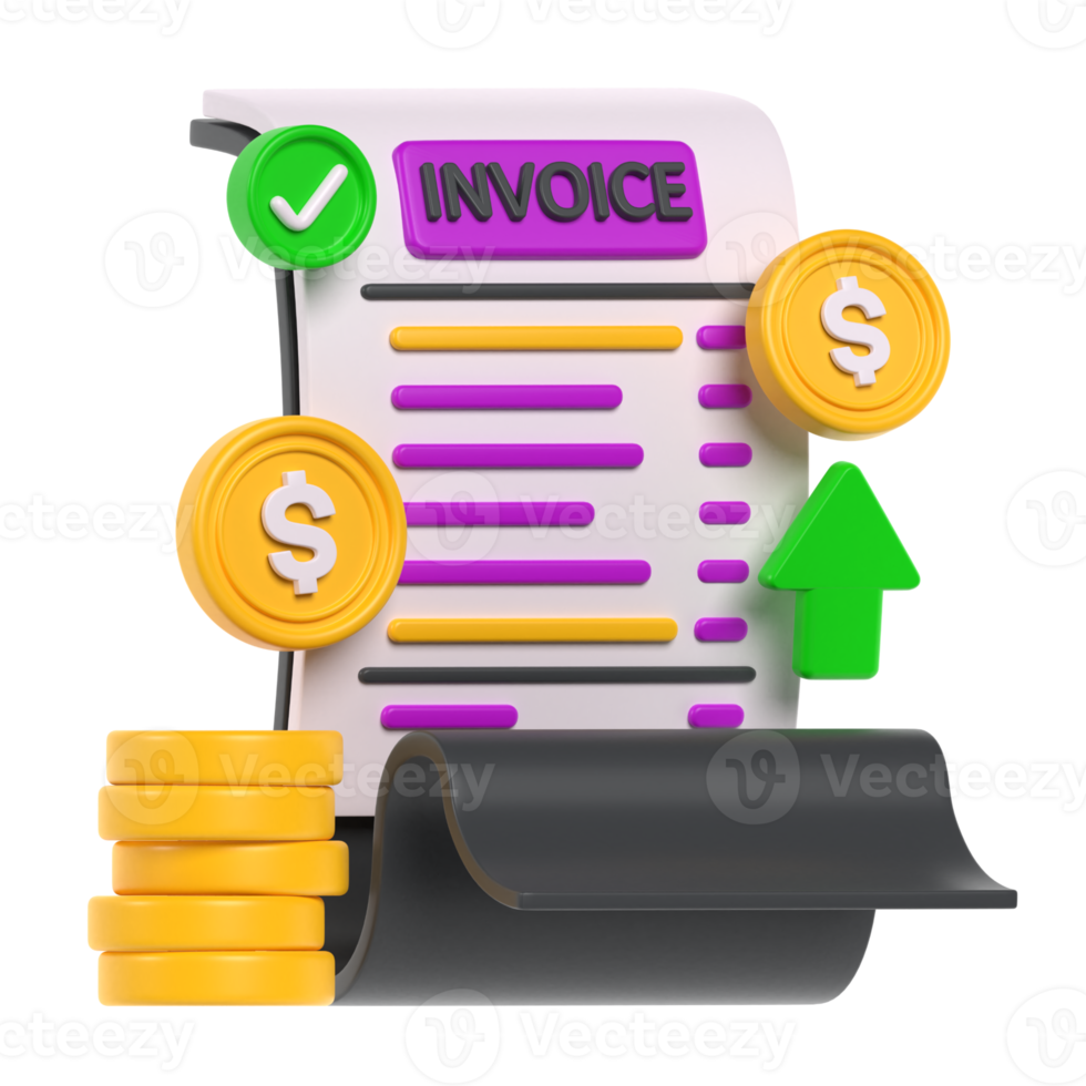 How to create a professional invoice template png