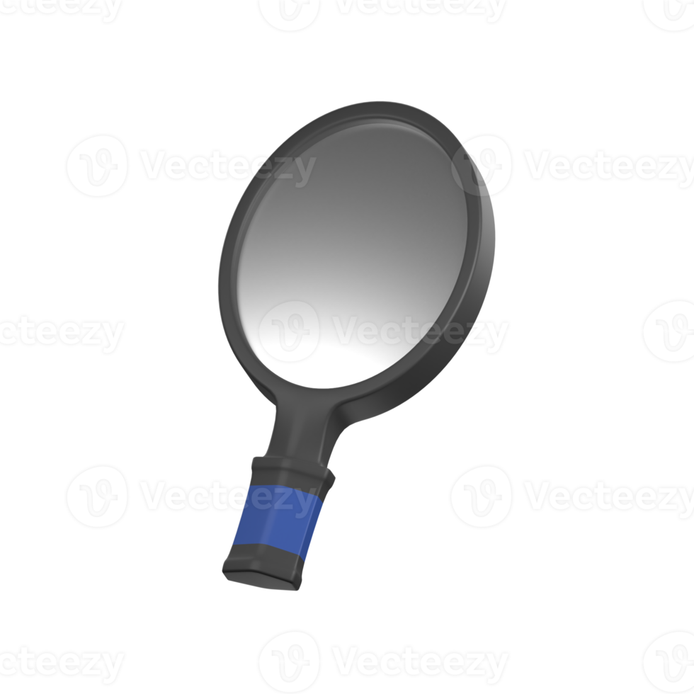 A magnifying glass is shown on a black background png