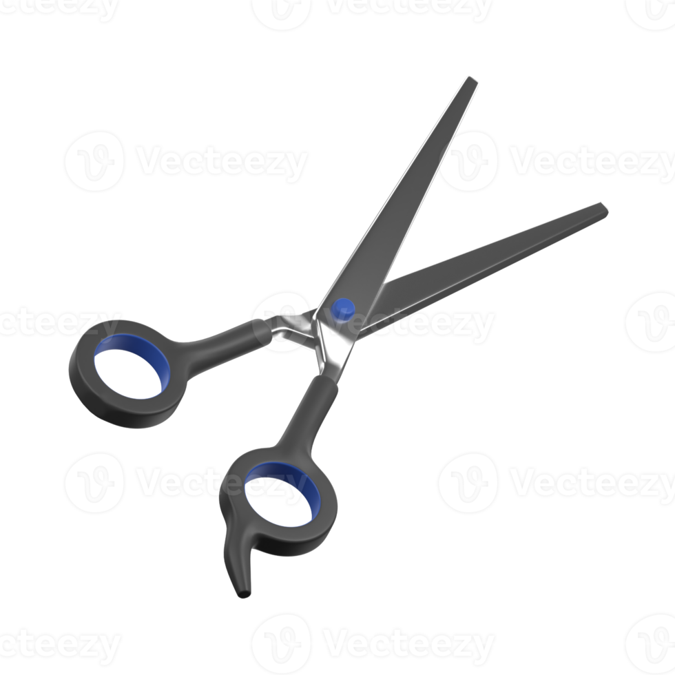 Scissors In 3d Illustration png