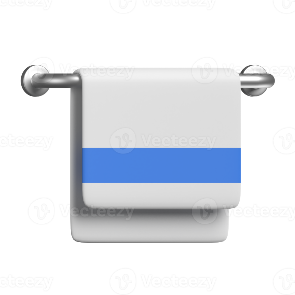 Towel in 3d illustration png